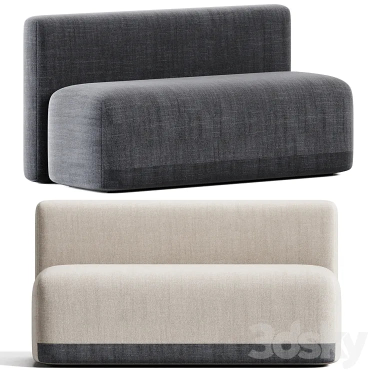 Season Sofa Model A - Straight by Viccarbe 3DSMAX Model