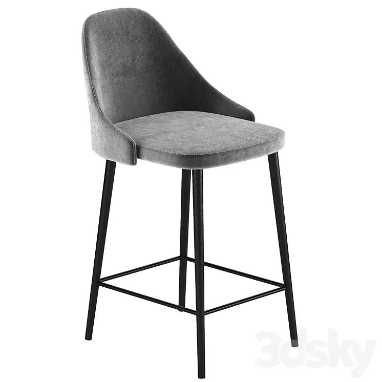 Semi-bar chair Jama 3DSMAX Model