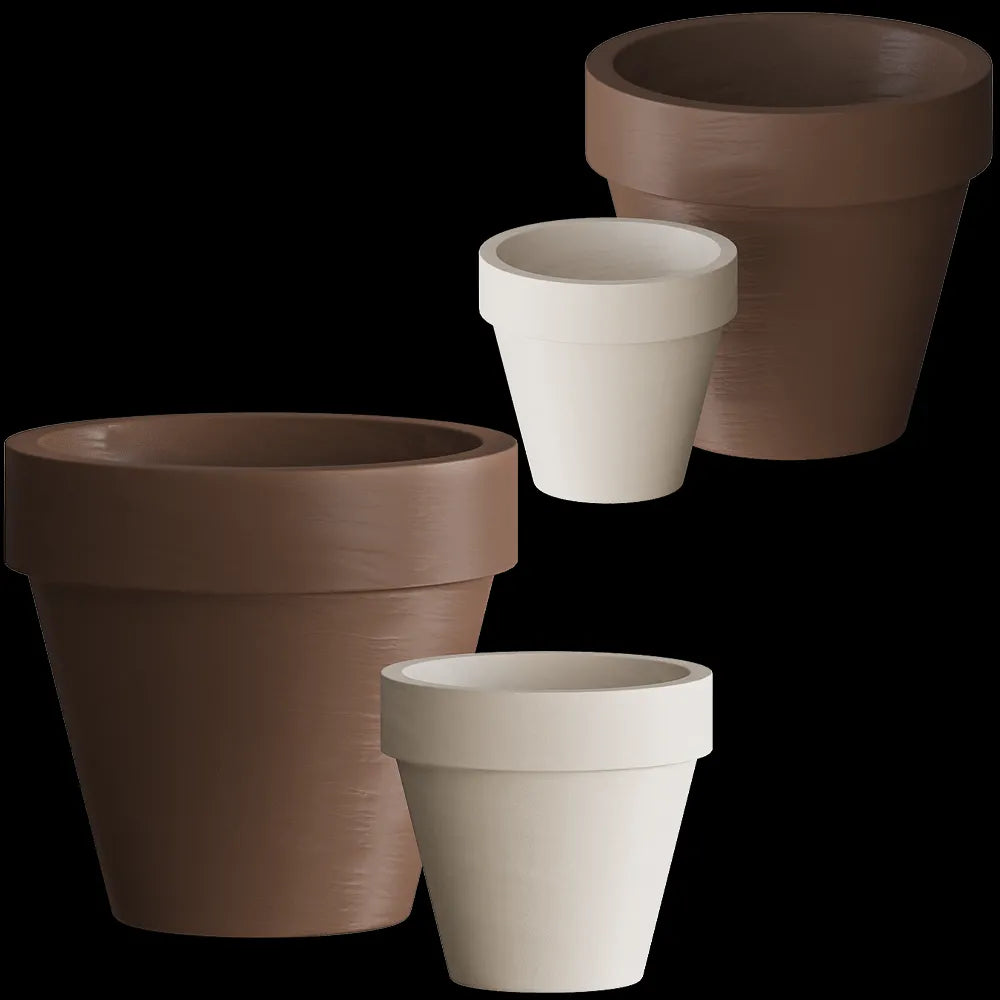 Serralunga - Bordato Liscio Planter 3ds Max