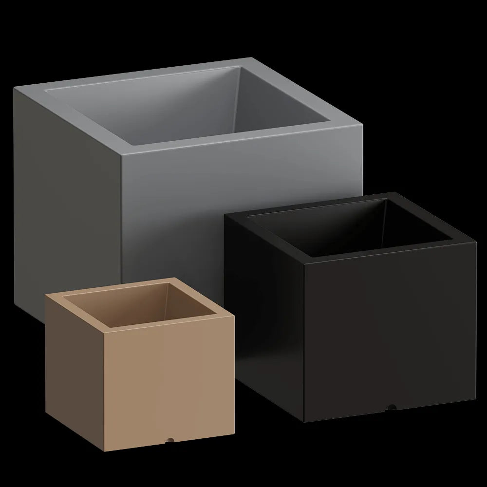 Serralunga - Planter Cubotti Deep 3ds Max