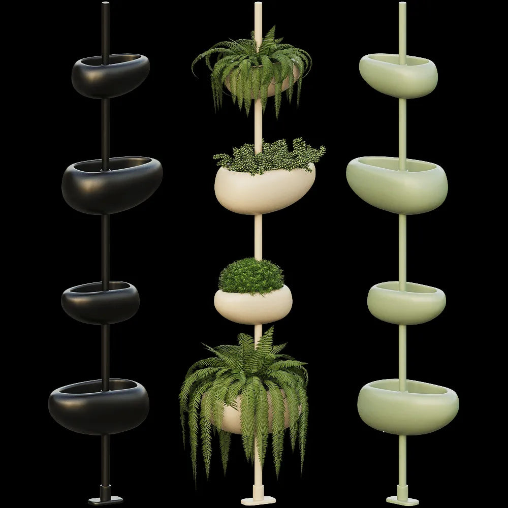Serralunga - Planter Greenpills 3ds Max