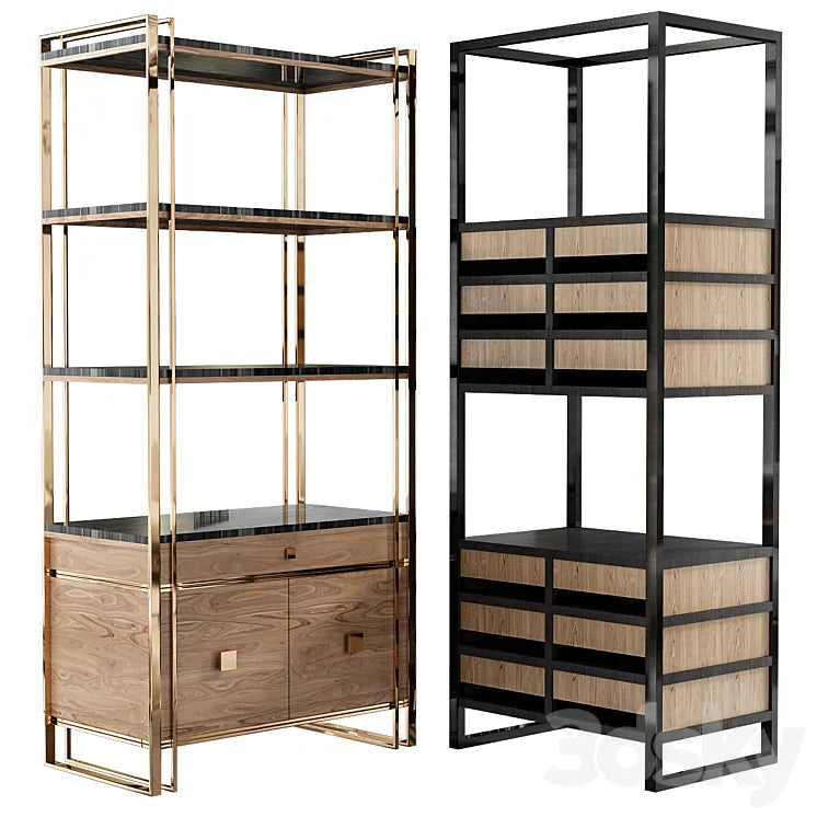 Shakedesign Bookcases №33 3DSMAX Model