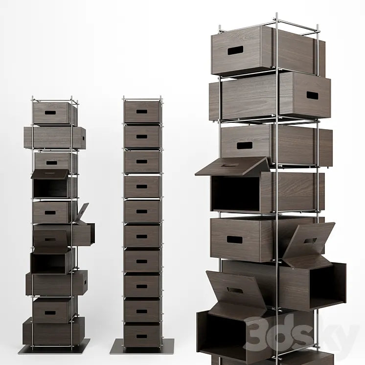 Shoe cabinet Manolo by Mogg 3DSMAX Model