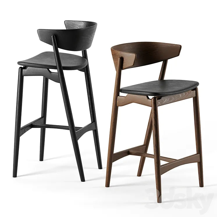 SIBAST 7 bar stool 3DSMAX Model