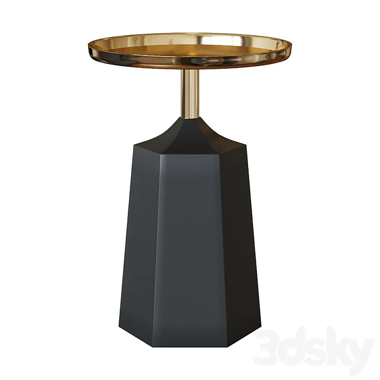 Side table Plamp gold 3DSMAX Model