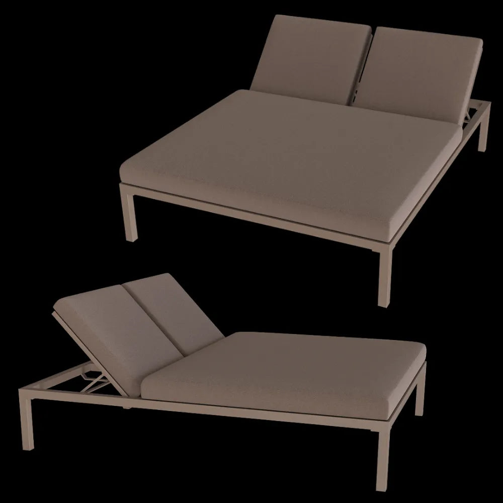 Sifas - Double chaise lounge KOMF30 3ds Max