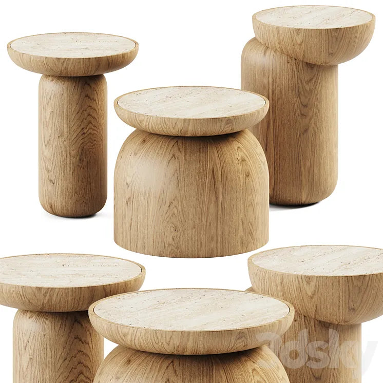 SinCa Design Mezcalitos Side Tables 3DSMAX Model
