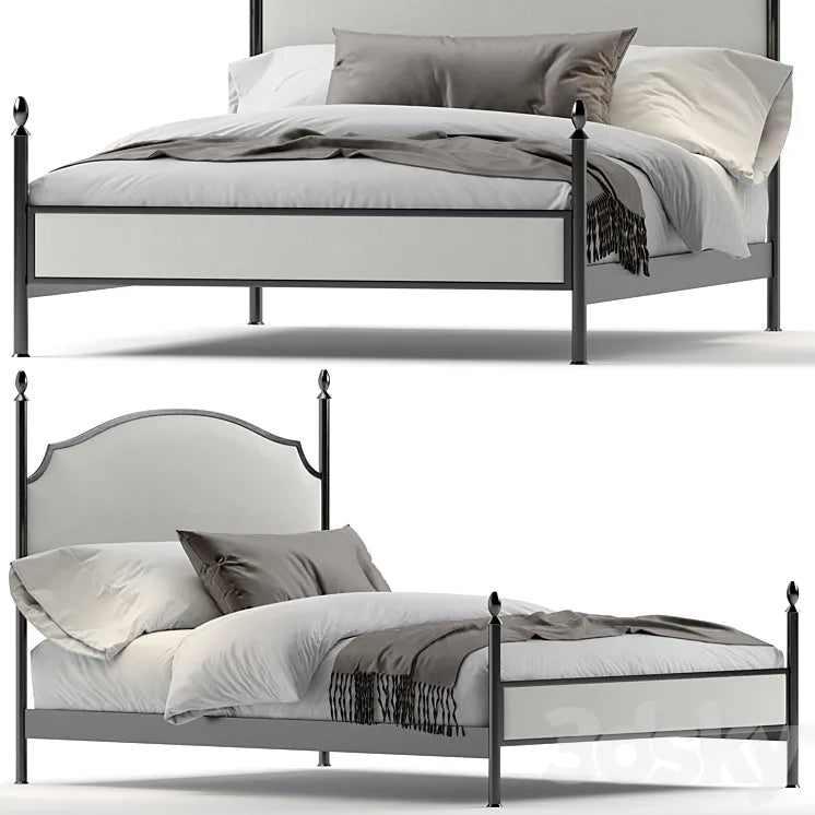 Sinead queen bed 3DSMAX Model