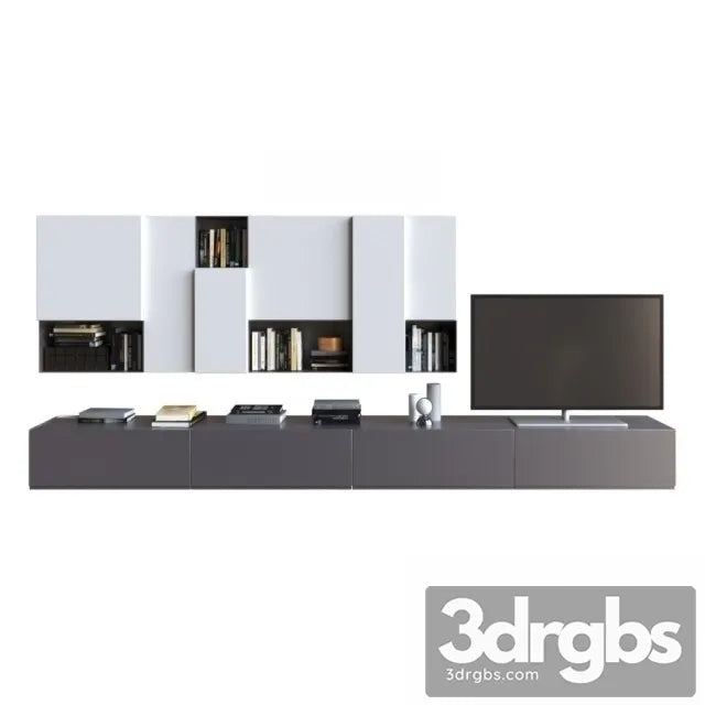 Sintesi TV Wall 2 3D Model Free