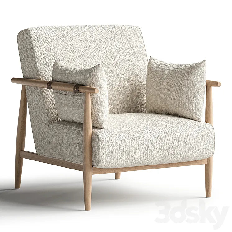 Sirolo oak armchair 3DSMAX Model