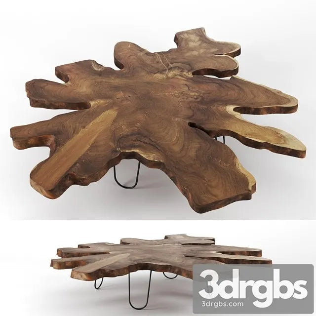 Slab Table 2 3D Model Free
