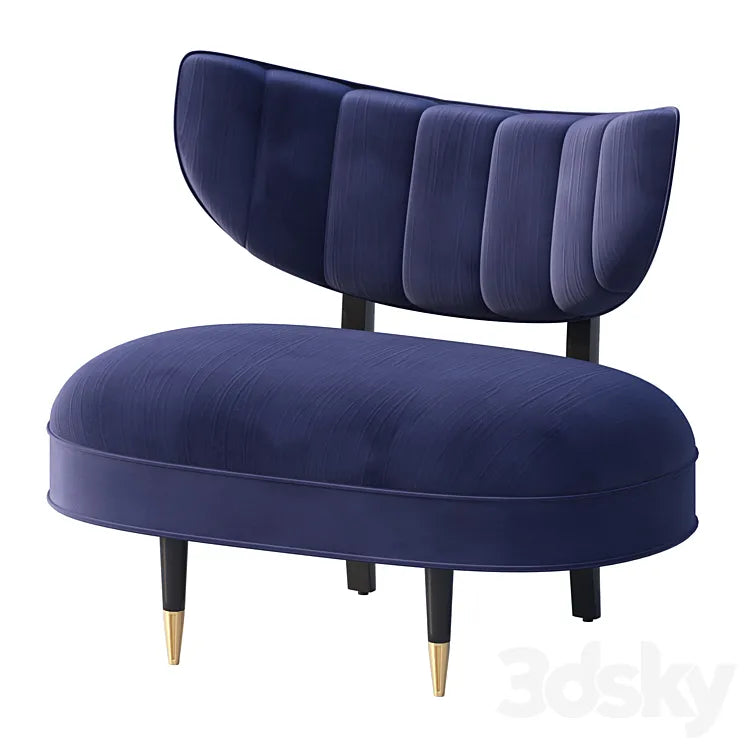 Slipper Chair by DeMuro Das 3DSMAX Model