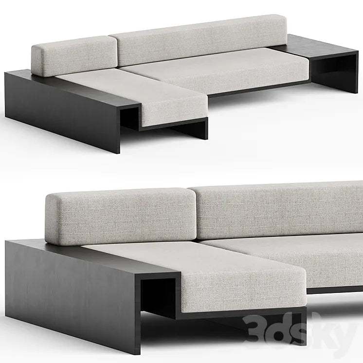 Slow Corner Sofa 3DSMAX Model