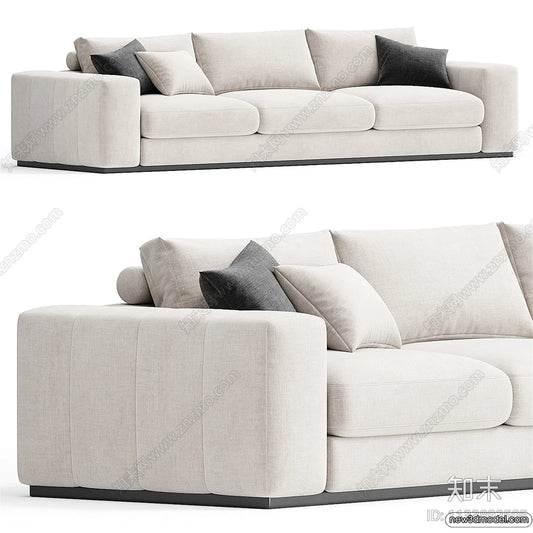 Sofa 3D Models – 3D Furniture for Living Room – 3D Interior – 117