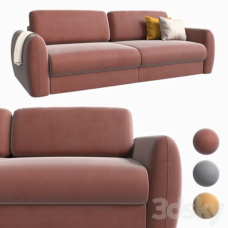 Sofa Biani Velvet Terra 3DSMAX Model