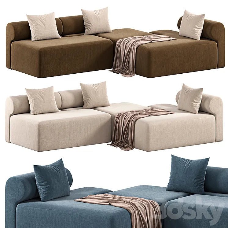 Sofa Bundle Stage 008 2 3DSMAX Model