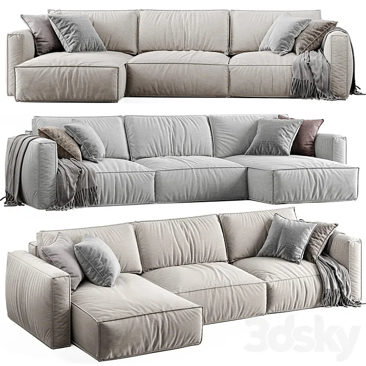 Sofa Ebi -2 corner | Corner Loft sofa 3DSMAX Model