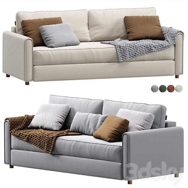 Sofa Lille Velvet Light by Divan.ru / Sofa Lille 3DSMAX Model