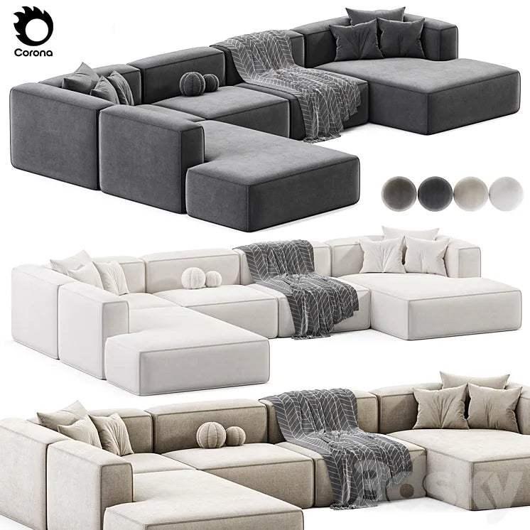 Sofa modulova 3DSMAX Model
