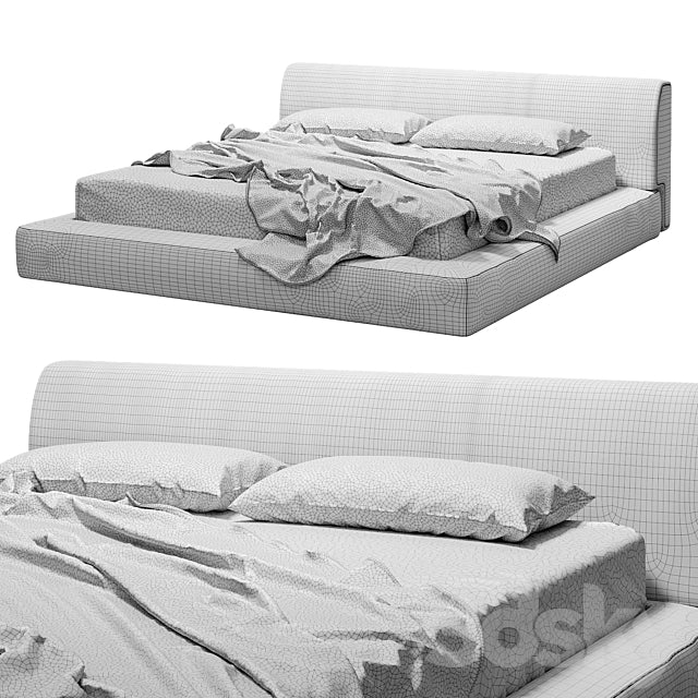 Softland Lema bed 3DS Max Model