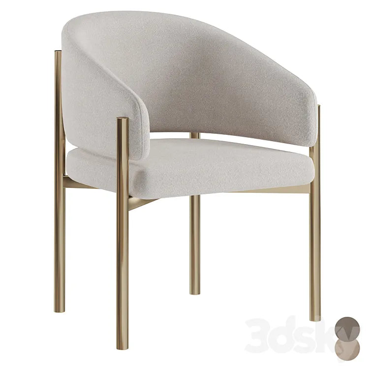Solana Dining Chair 3DSMAX Model