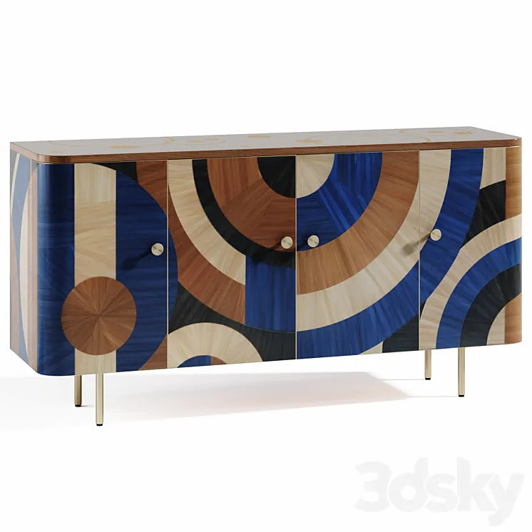 SOLOMIA CABINET Color scheme 2 BI 3DSMAX Model