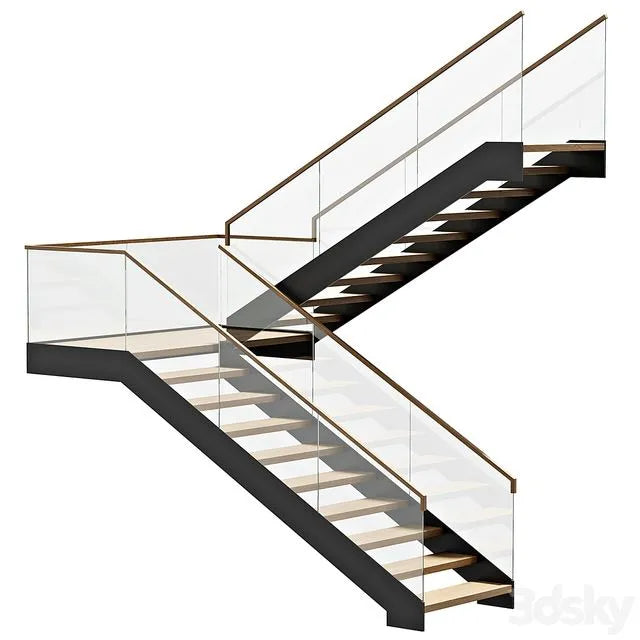 Stairs 01 3dsMax Model
