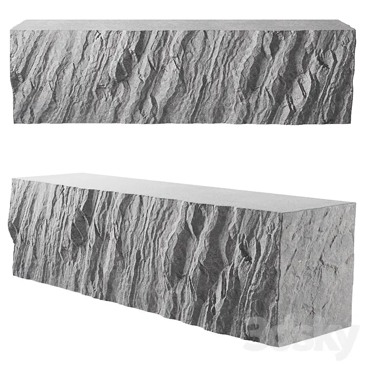 Stone table №7 3DSMAX Model