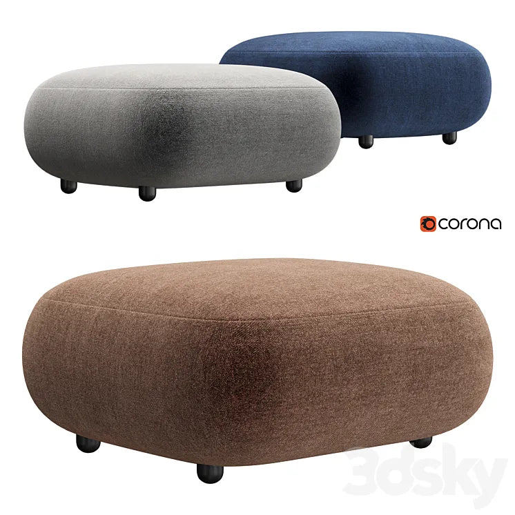 Sundae Ottoman | | Poof 3DSMAX Model