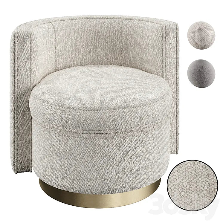 Swivel Chair Amanda 3DSMAX Model