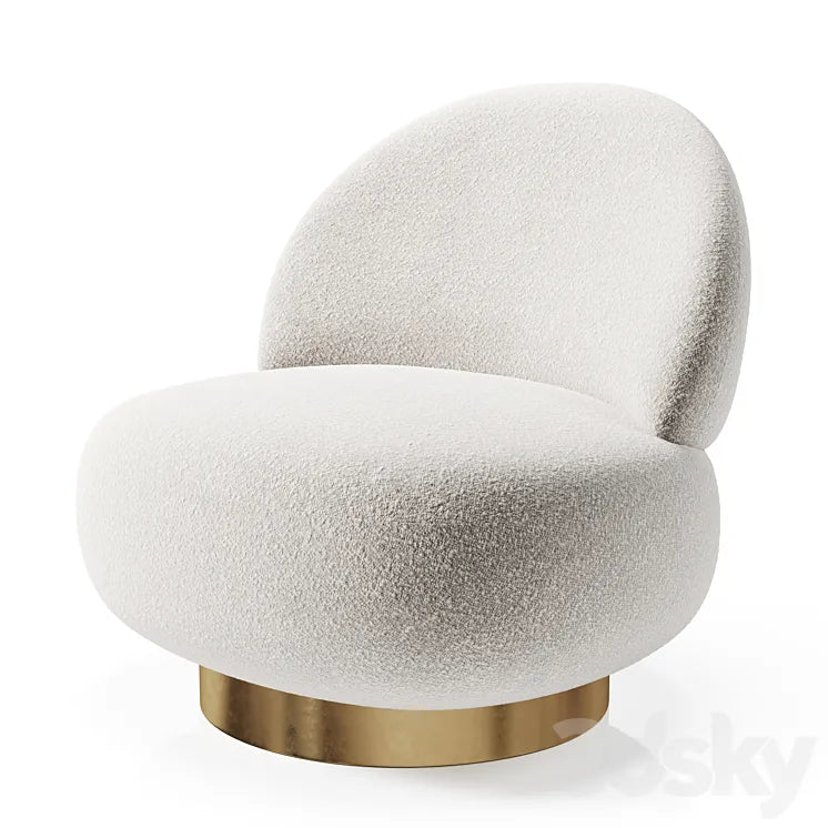 Swivel Chair Clement by Eichholtz 3DSMAX Model