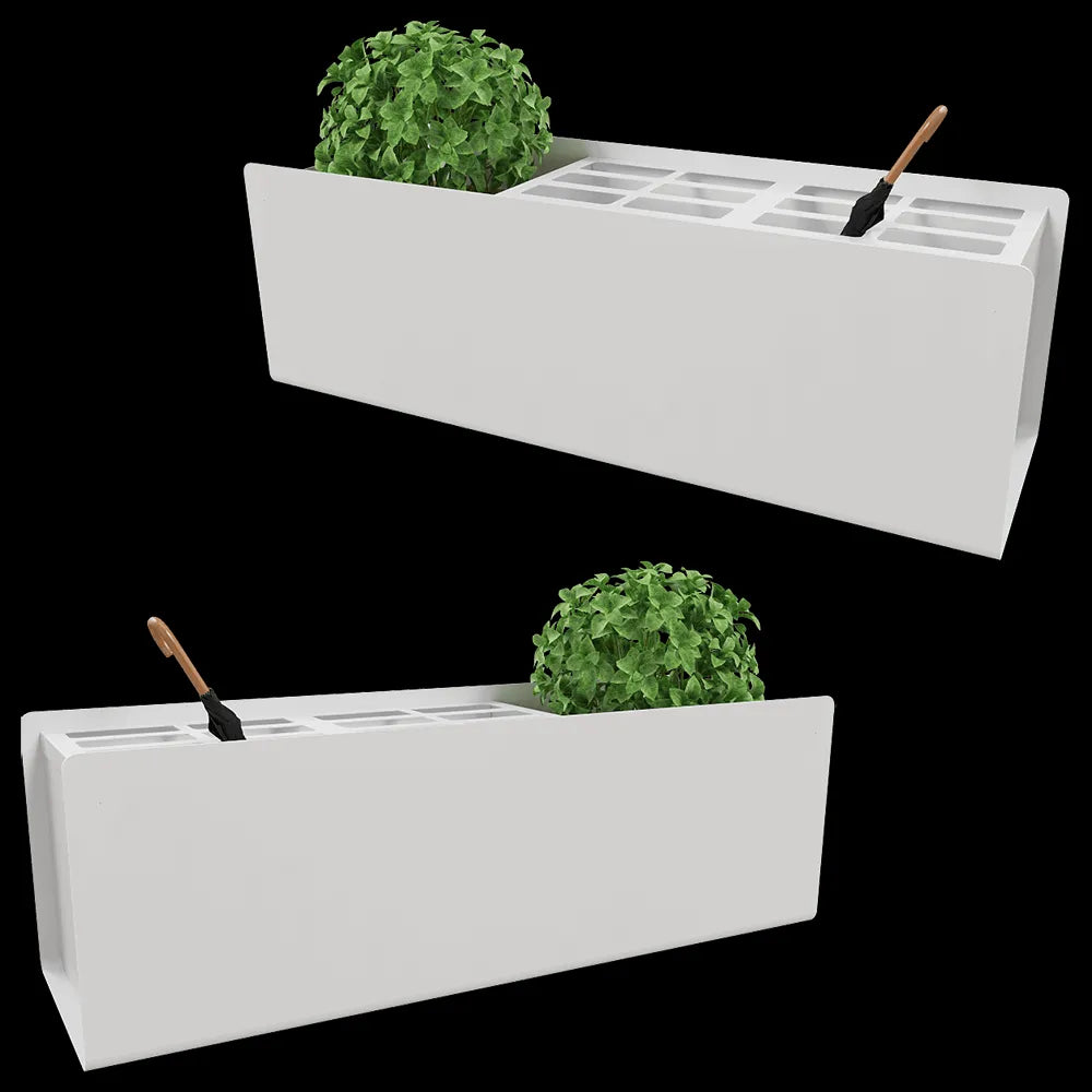 Systemtronic - Umbrella stand and plant pot Crepe 3ds Max