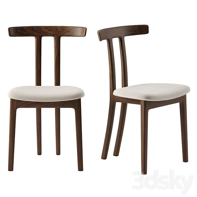 T-CHAIR by Carl Hansen 3DSMAX Model