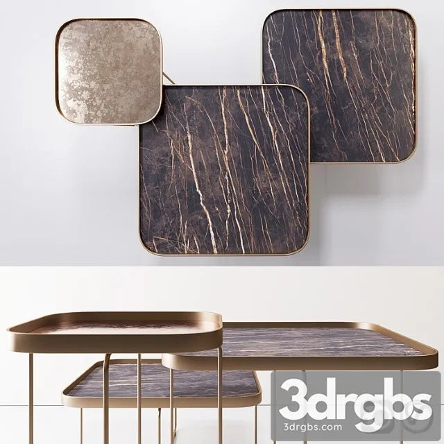 Table by Cattelan Italia Model Benny Keramik 3D Model Free