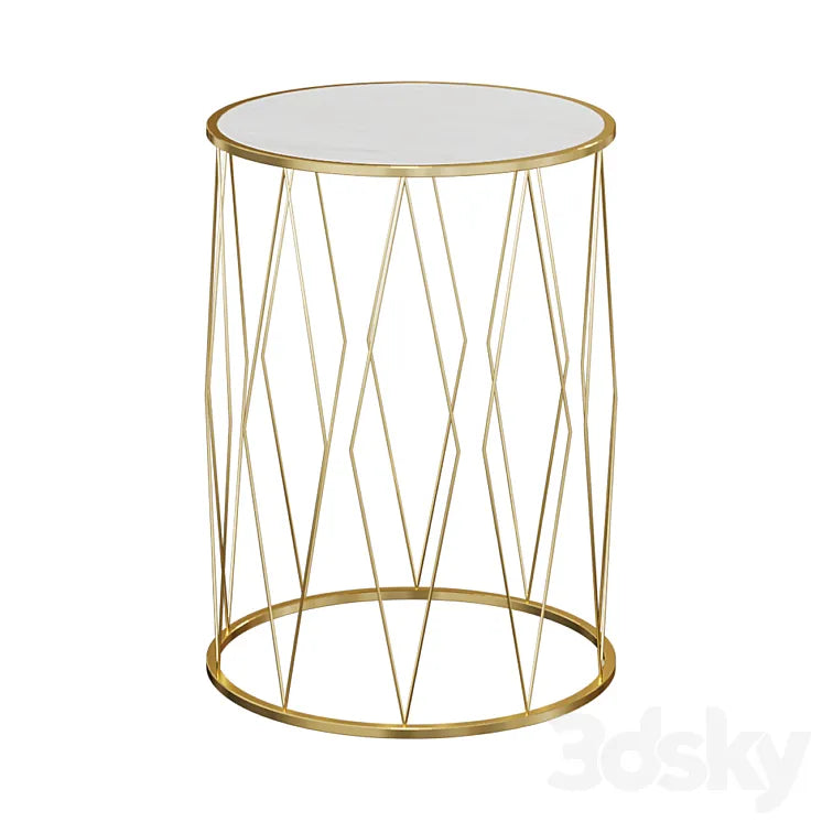 TABLE INTERIOR WHITE D40 ARTICLE: 54-069 3DSMAX Model
