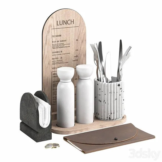 Table set 2 3dsMax Model