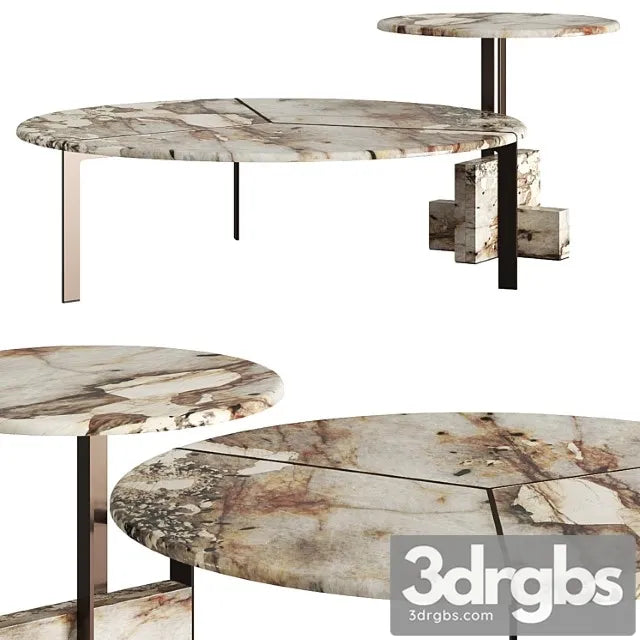Tacchini Italia Joaquim Coffee Tables 3D Model Free