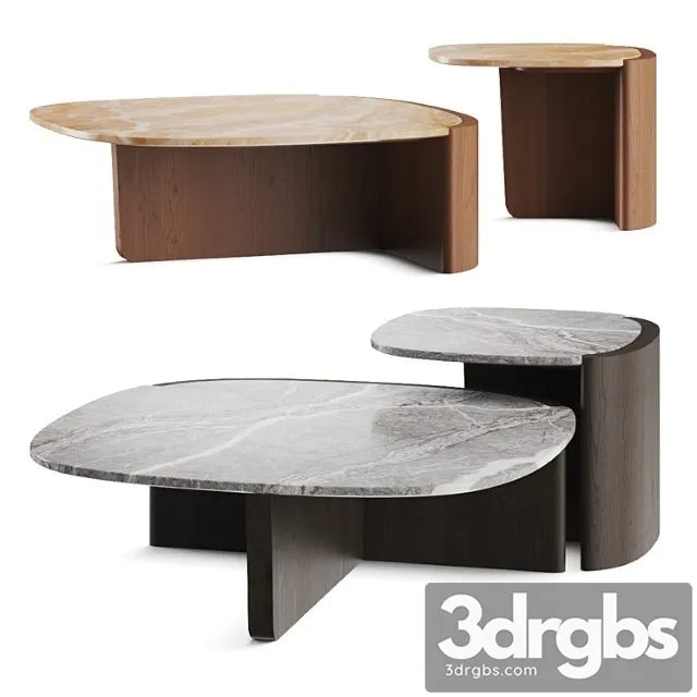 Tacchini Trampolino Coffee Tables 3D Model Free