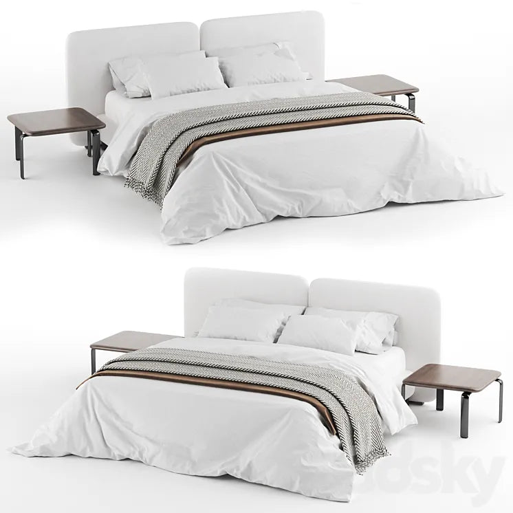 Tatlin - Cover Bed Minotti 3DSMAX Model
