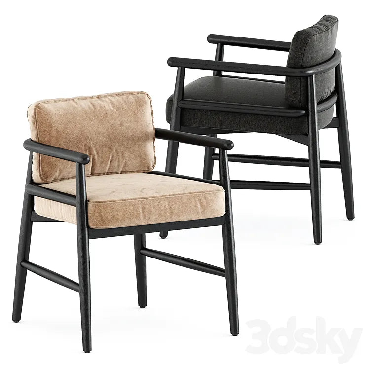 Teresina sift chair by Meridiani 3DSMAX Model
