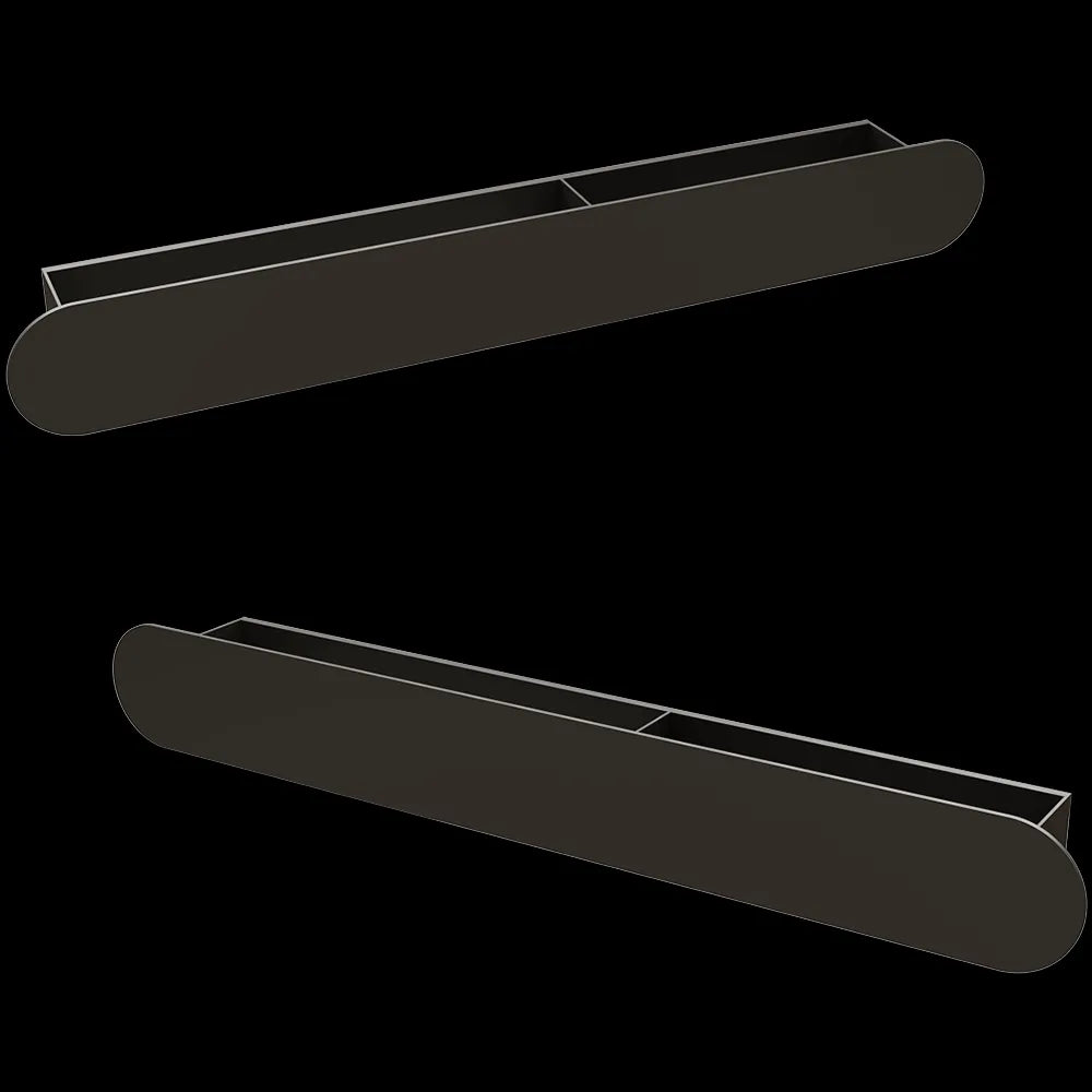 Tezza - Shelf with bar Due Disco 3ds Max