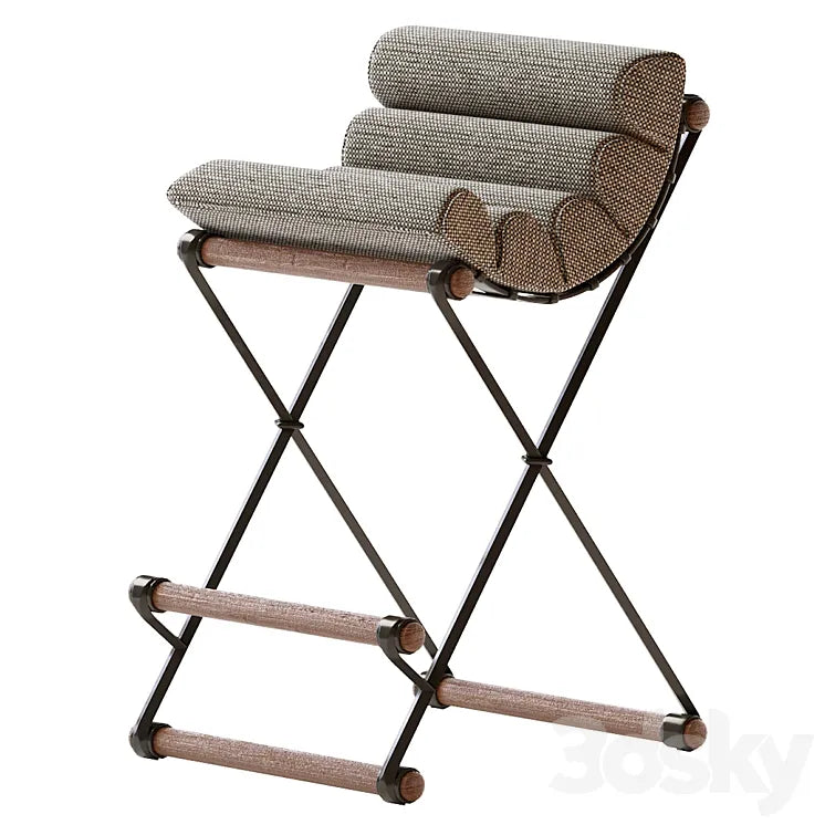 The Iron and Rolled Stool 3DSMAX Model