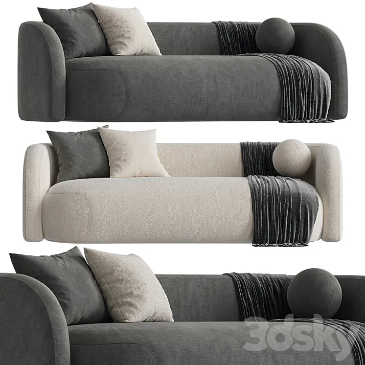Theo Sofa Family 3DSMAX Model