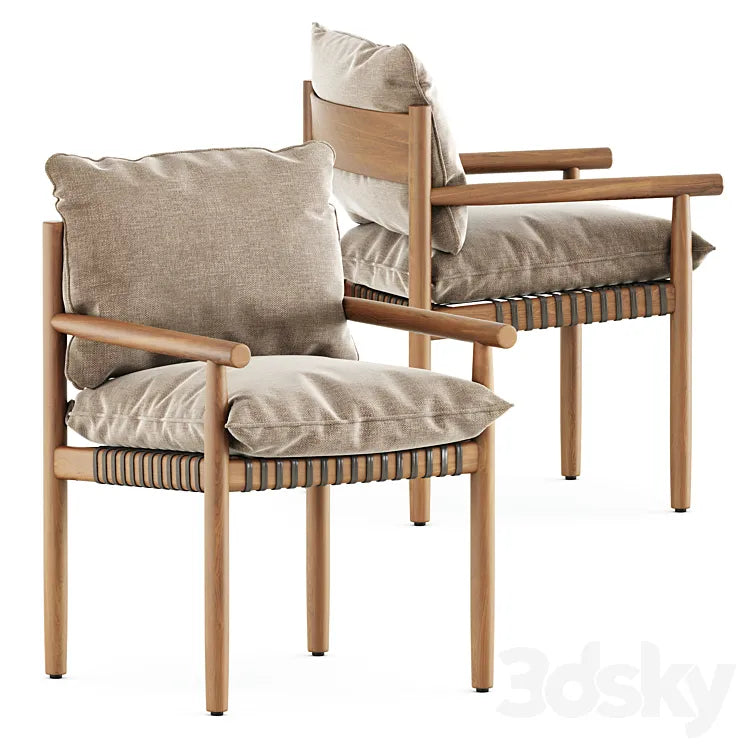 Tibbo Armchair by Dedon 3DSMAX Model