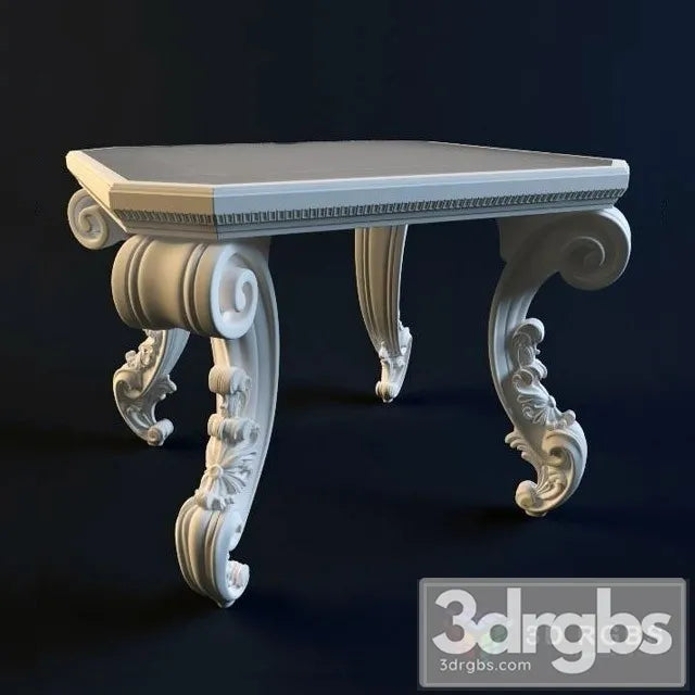 Tiffany Classic Table 3D Model Free