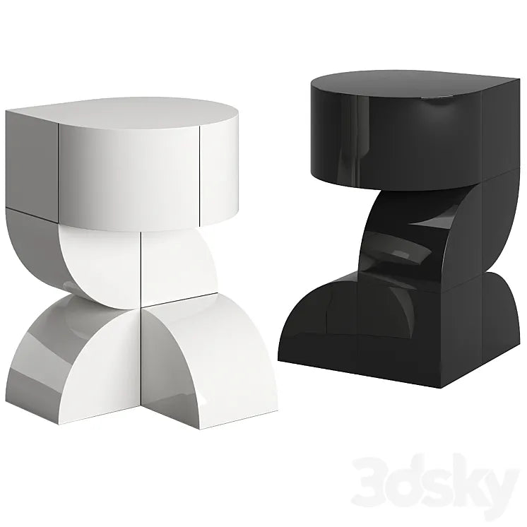 Totem 01 Gueridon Stool by Forest & Giaconia 3DSMAX Model