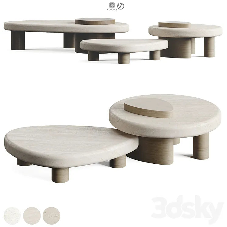 Trussardi Larry Coffee Table 3DSMAX Model