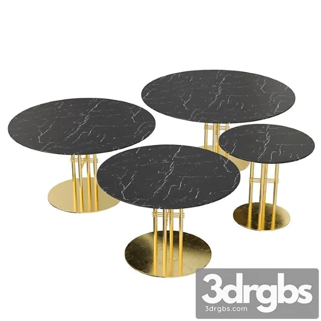 Ts column dining table 2 3D Model Free