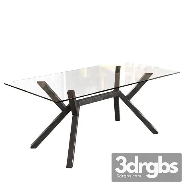 Tsonnubia Dining Table B4728 Fr180 Mikado 3D Model Free