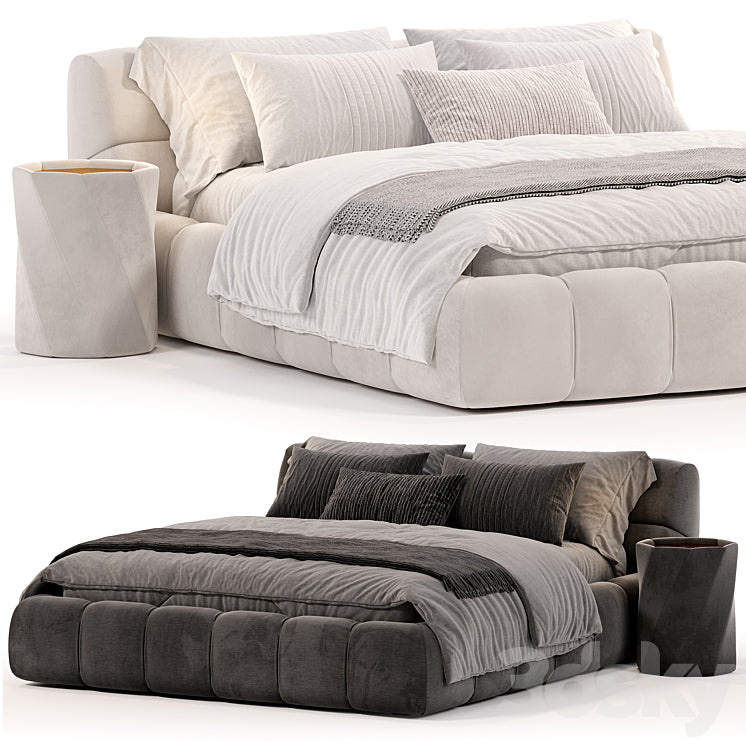 TUFTY BED by B&B Italia 3DS Max Model